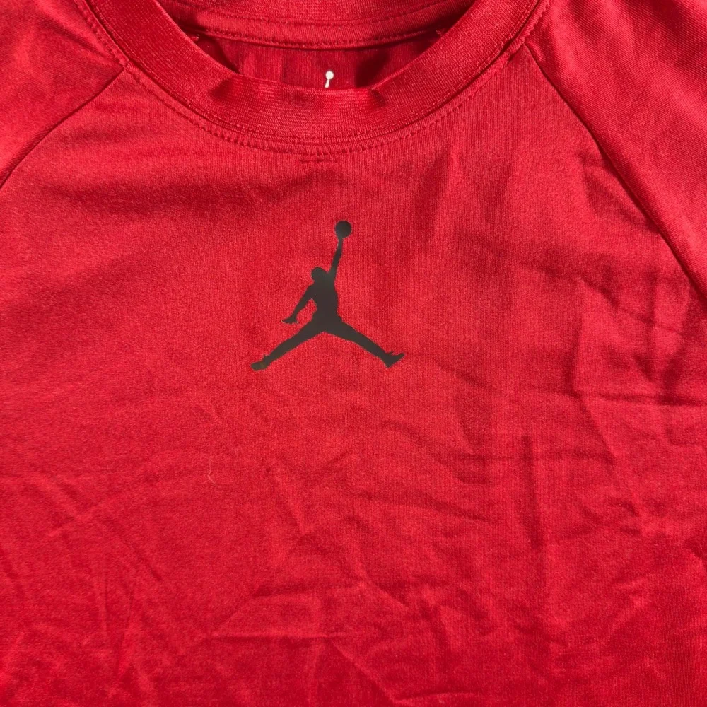 305 | Jordan Dri-FIT Kids Large Red Jumpman Long Sleeve Athletic Shirt